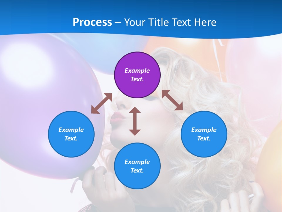 Dress Gorgeous Female PowerPoint Template