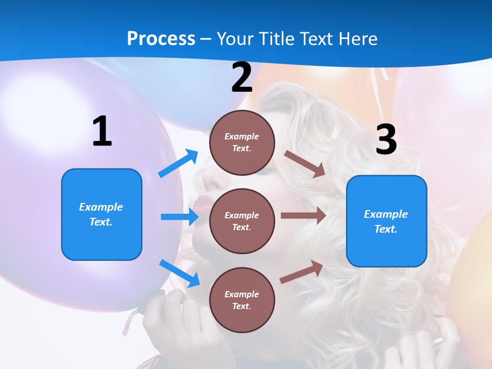 Dress Gorgeous Female PowerPoint Template