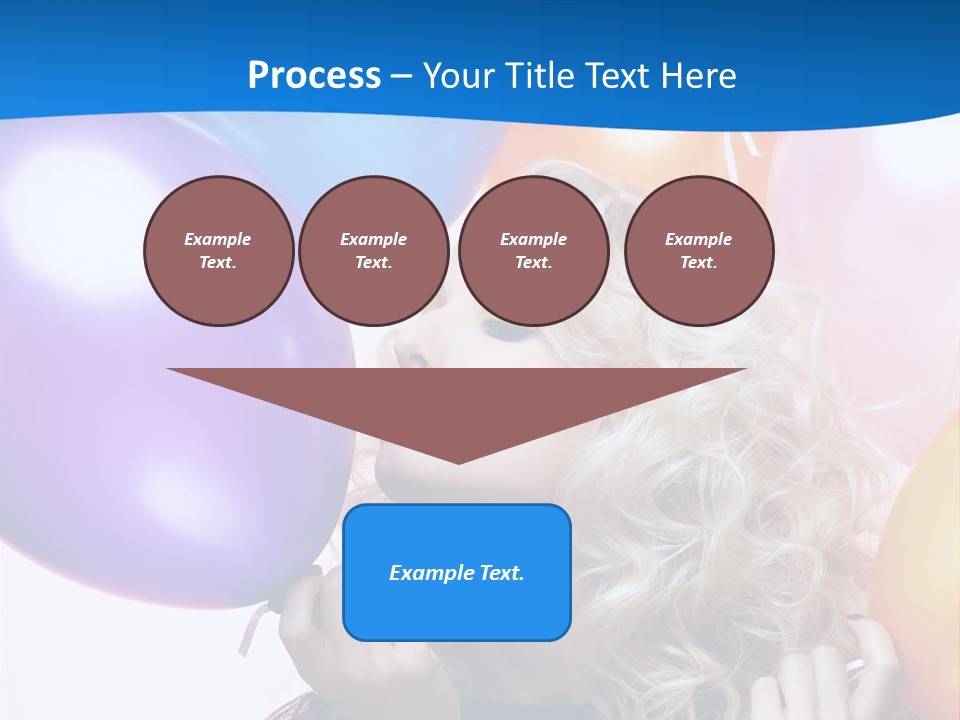 Dress Gorgeous Female PowerPoint Template