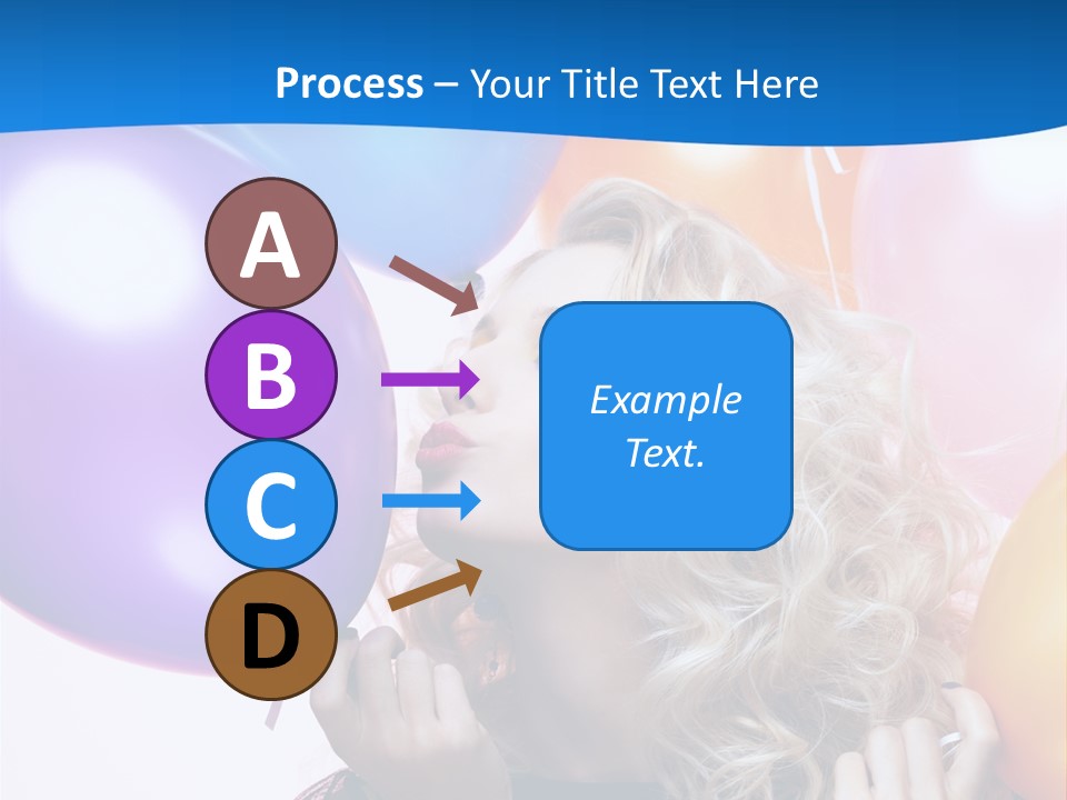 Dress Gorgeous Female PowerPoint Template