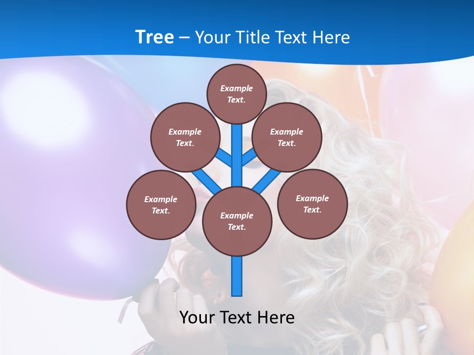 Dress Gorgeous Female PowerPoint Template