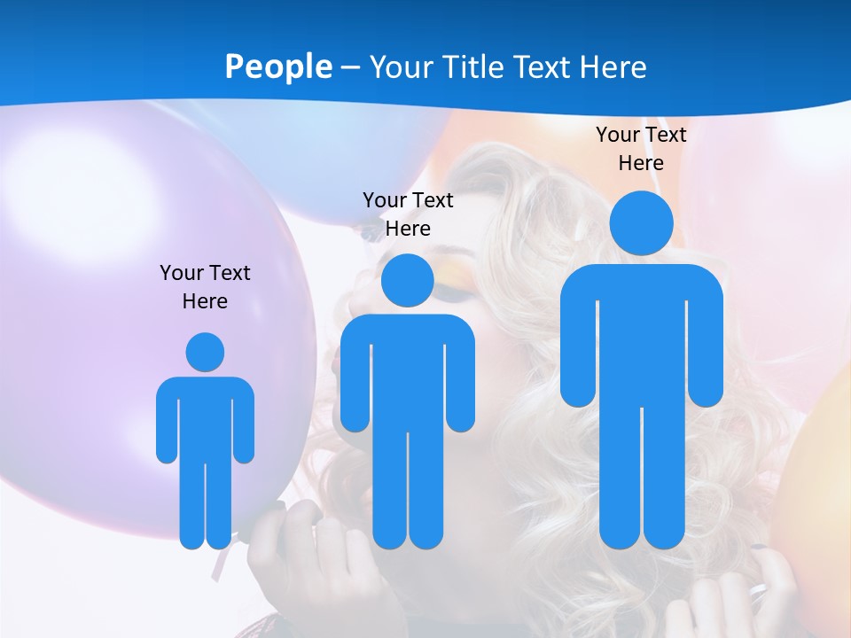 Dress Gorgeous Female PowerPoint Template