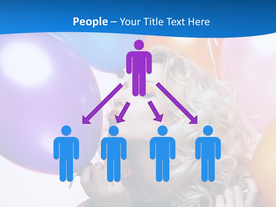 Dress Gorgeous Female PowerPoint Template