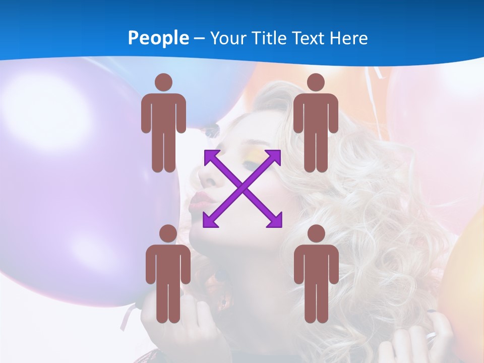 Dress Gorgeous Female PowerPoint Template