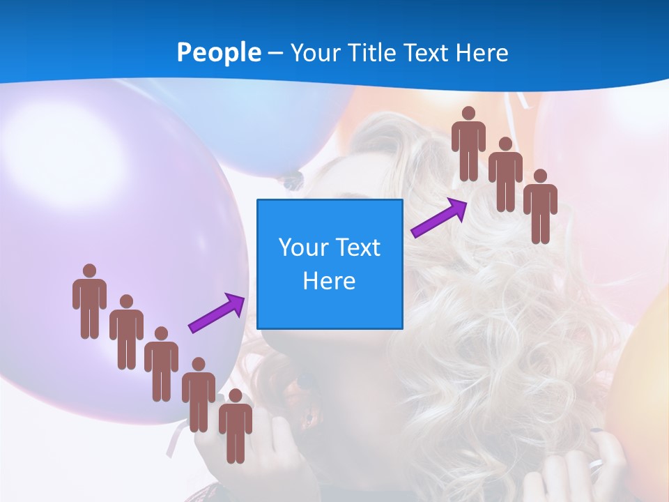 Dress Gorgeous Female PowerPoint Template