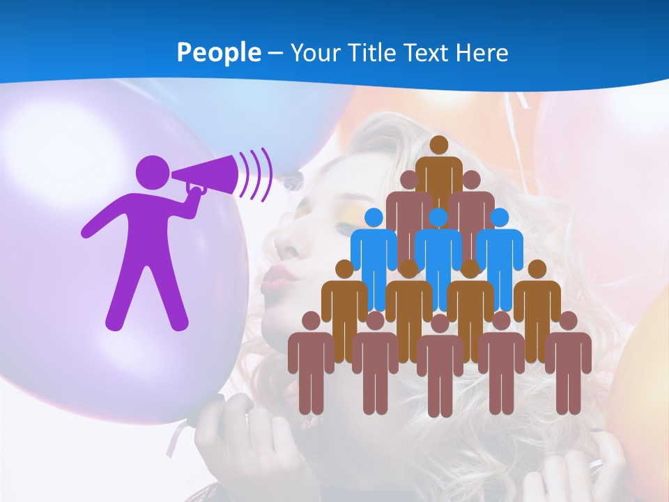 Dress Gorgeous Female PowerPoint Template