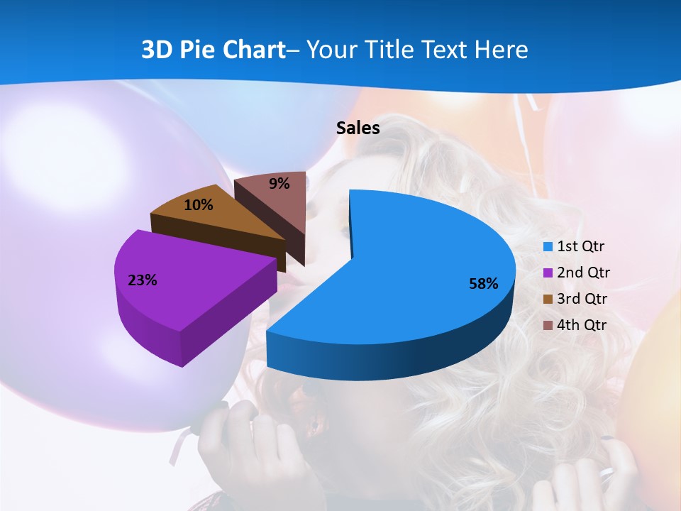 Dress Gorgeous Female PowerPoint Template