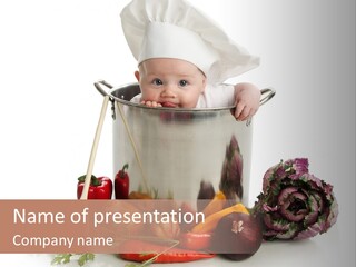 Vegetarian Market Childhood PowerPoint Template