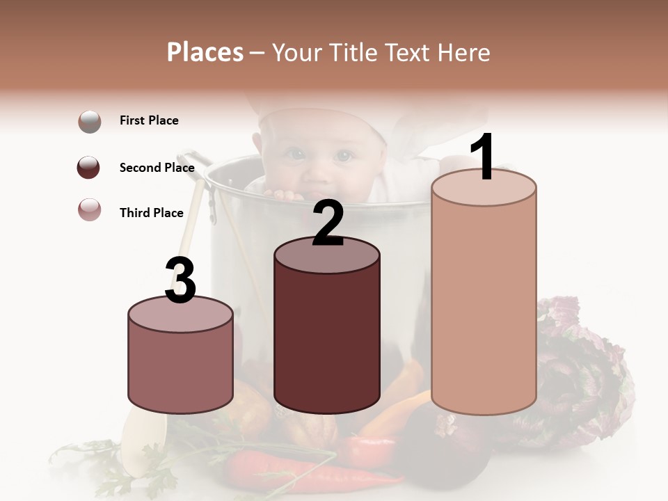 Vegetarian Market Childhood PowerPoint Template