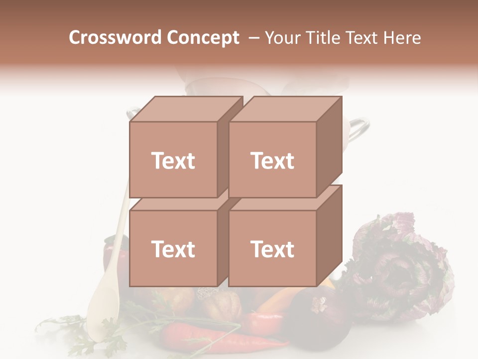 Vegetarian Market Childhood PowerPoint Template