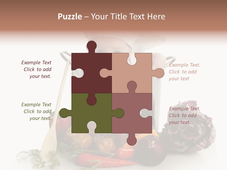 Vegetarian Market Childhood PowerPoint Template