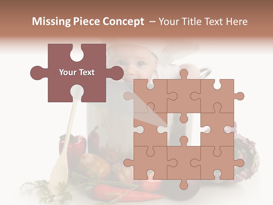 Vegetarian Market Childhood PowerPoint Template