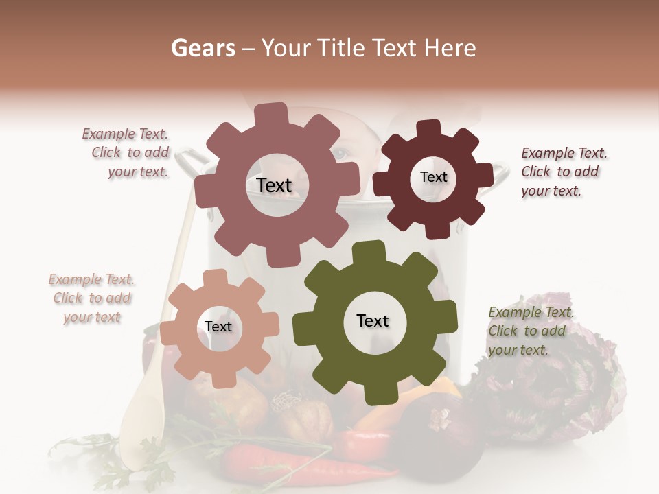 Vegetarian Market Childhood PowerPoint Template