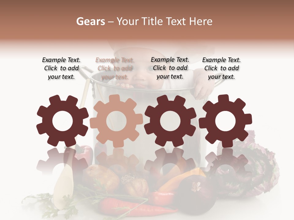 Vegetarian Market Childhood PowerPoint Template