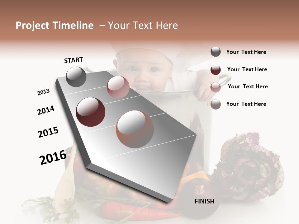 Vegetarian Market Childhood PowerPoint Template