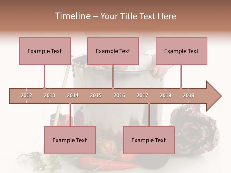 Vegetarian Market Childhood PowerPoint Template