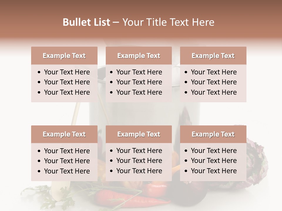 Vegetarian Market Childhood PowerPoint Template