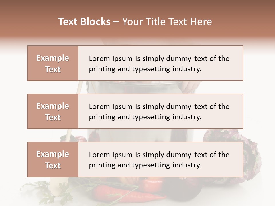 Vegetarian Market Childhood PowerPoint Template