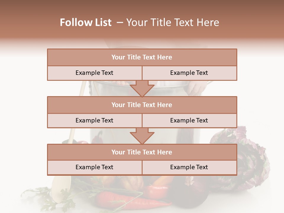 Vegetarian Market Childhood PowerPoint Template