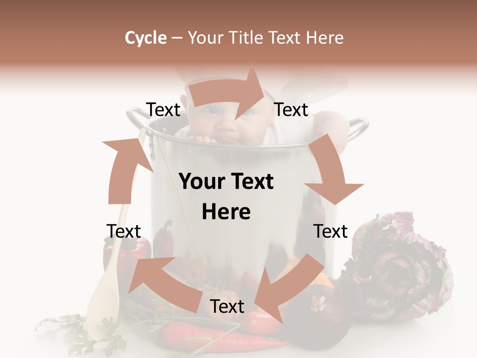 Vegetarian Market Childhood PowerPoint Template