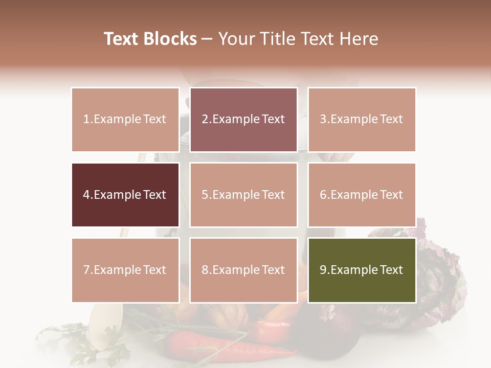 Vegetarian Market Childhood PowerPoint Template