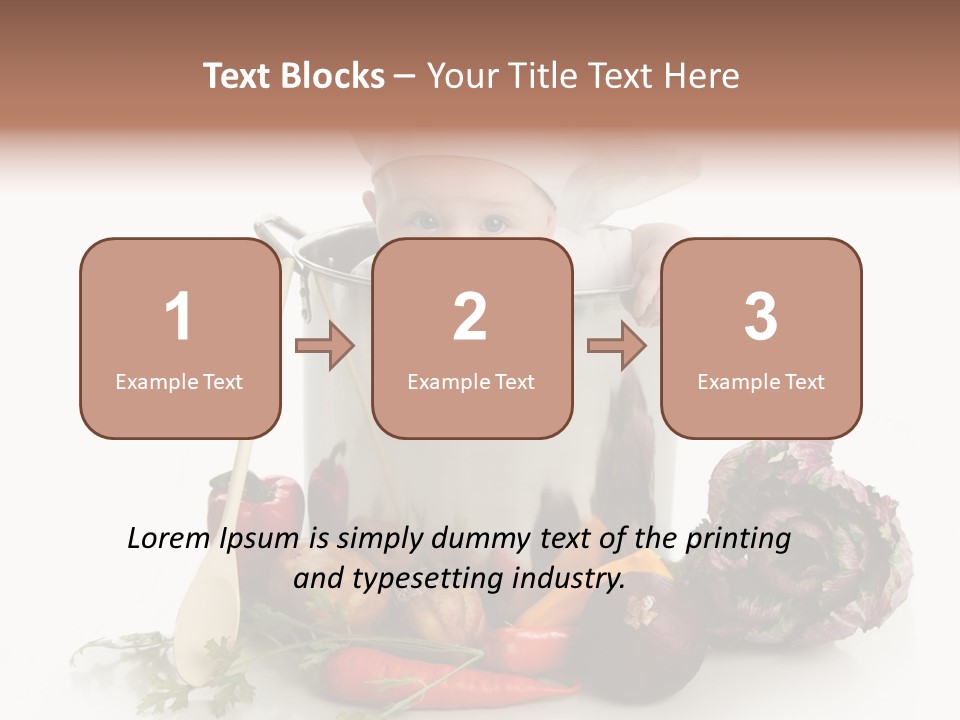 Vegetarian Market Childhood PowerPoint Template