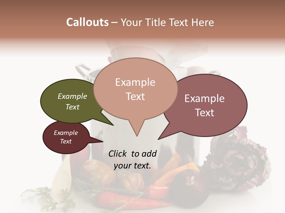 Vegetarian Market Childhood PowerPoint Template