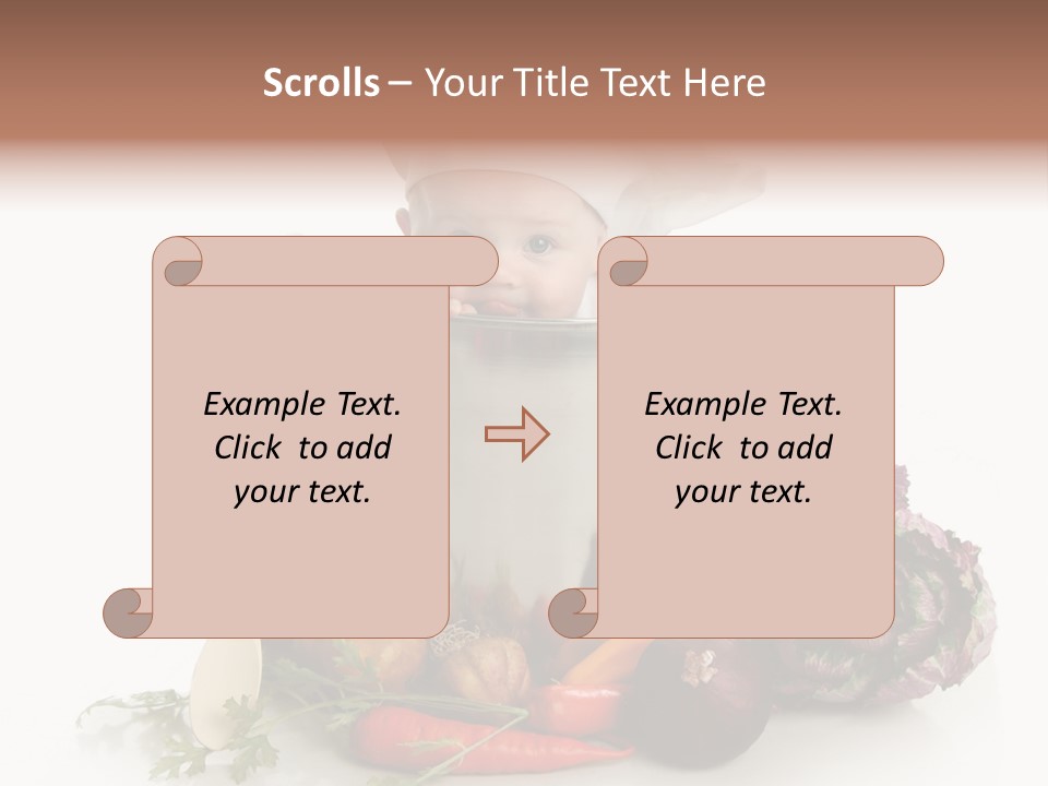 Vegetarian Market Childhood PowerPoint Template