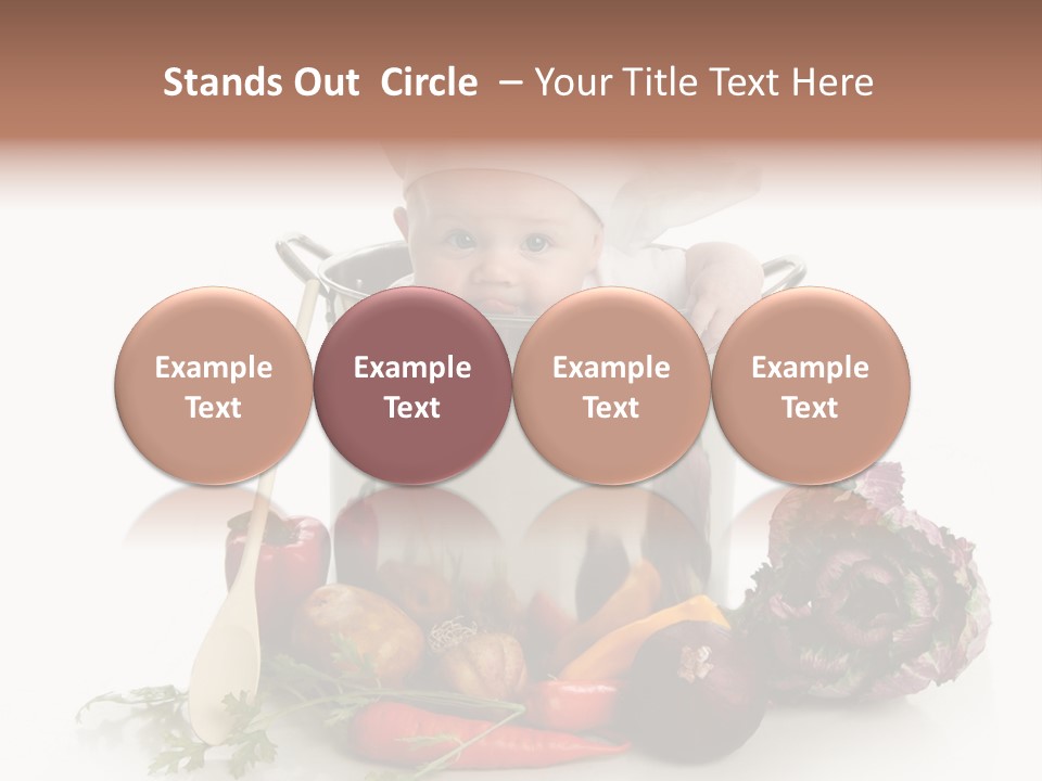 Vegetarian Market Childhood PowerPoint Template
