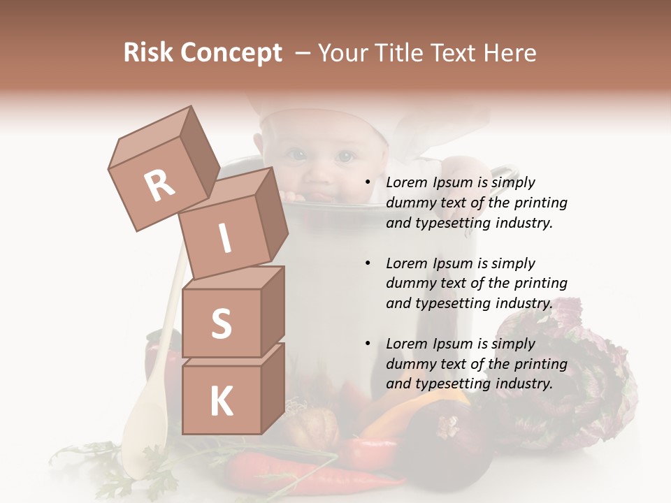 Vegetarian Market Childhood PowerPoint Template