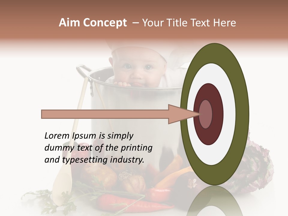 Vegetarian Market Childhood PowerPoint Template