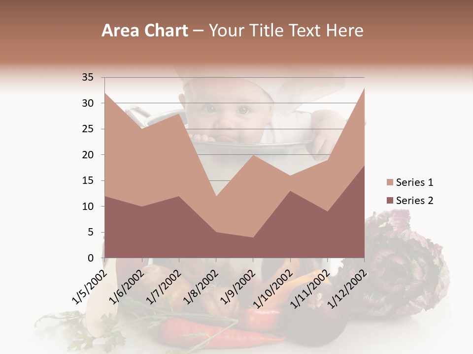 Vegetarian Market Childhood PowerPoint Template