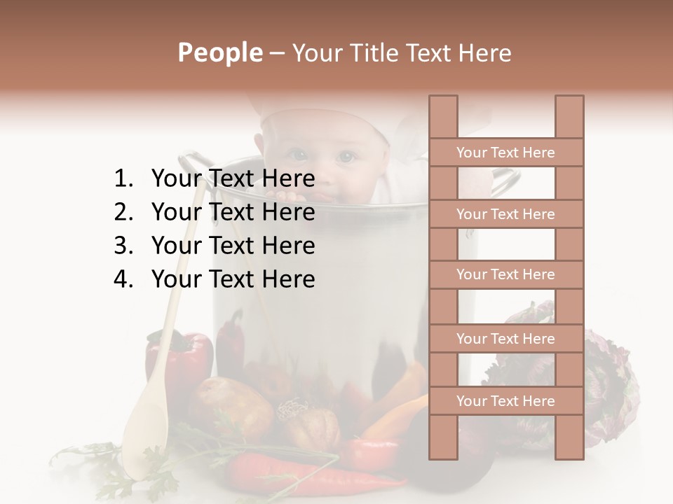 Vegetarian Market Childhood PowerPoint Template