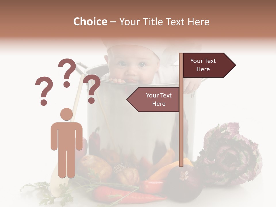 Vegetarian Market Childhood PowerPoint Template