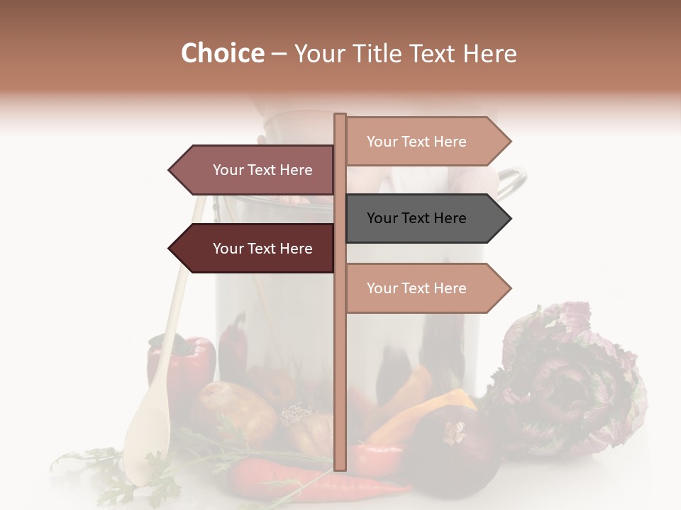 Vegetarian Market Childhood PowerPoint Template