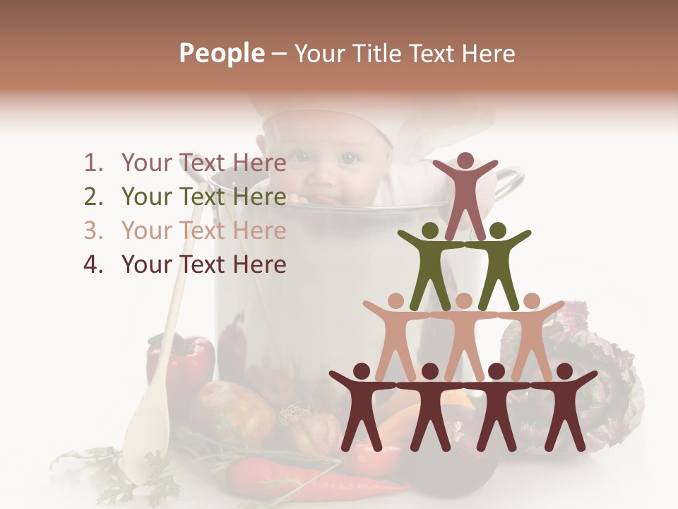 Vegetarian Market Childhood PowerPoint Template