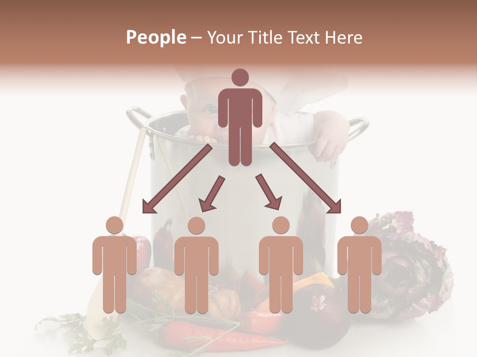 Vegetarian Market Childhood PowerPoint Template