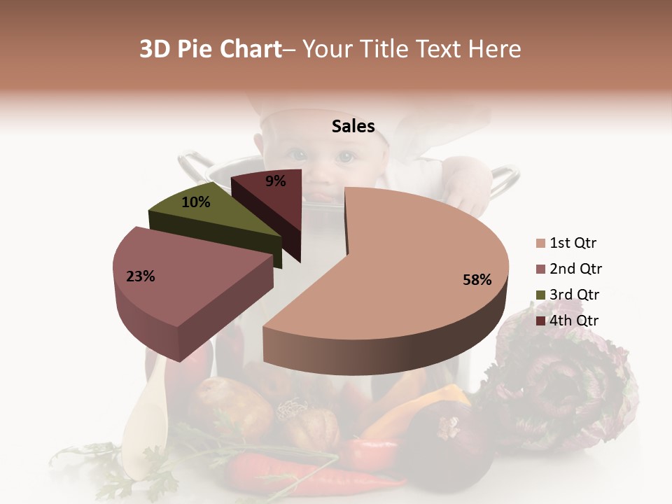 Vegetarian Market Childhood PowerPoint Template