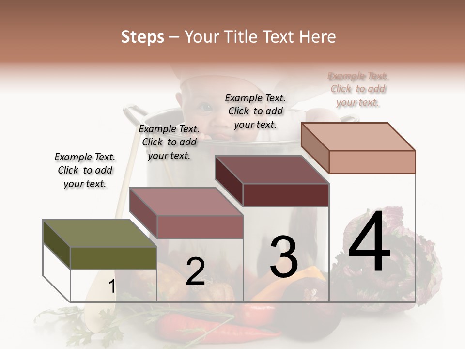 Vegetarian Market Childhood PowerPoint Template