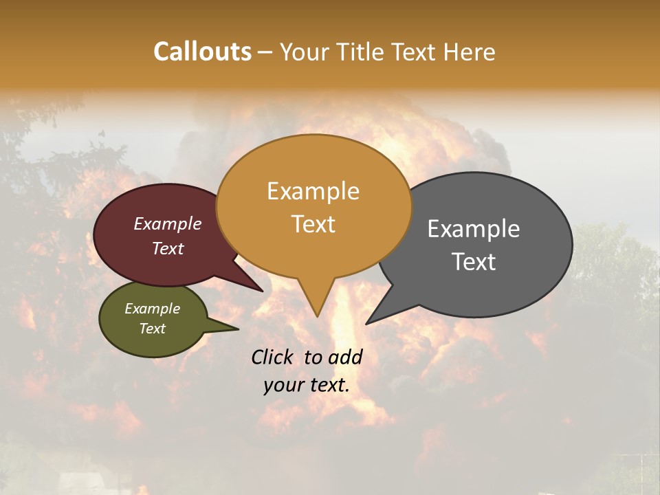 Vehement Armed Outdoors PowerPoint Template