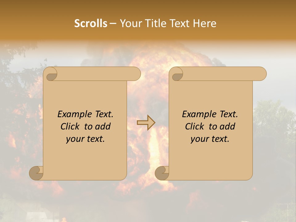 Vehement Armed Outdoors PowerPoint Template