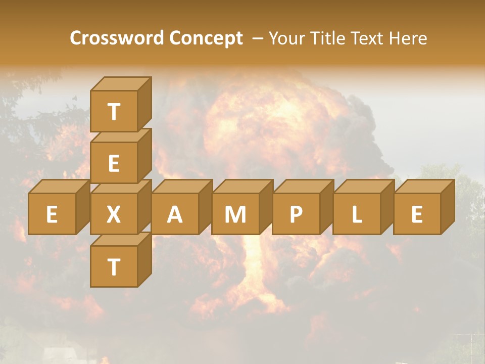 Vehement Armed Outdoors PowerPoint Template