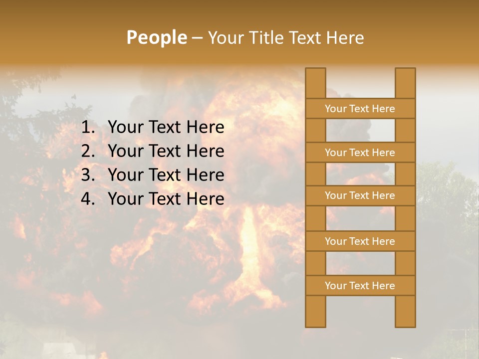 Vehement Armed Outdoors PowerPoint Template