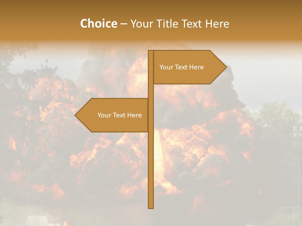 Vehement Armed Outdoors PowerPoint Template