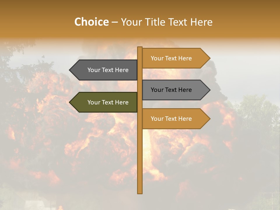 Vehement Armed Outdoors PowerPoint Template