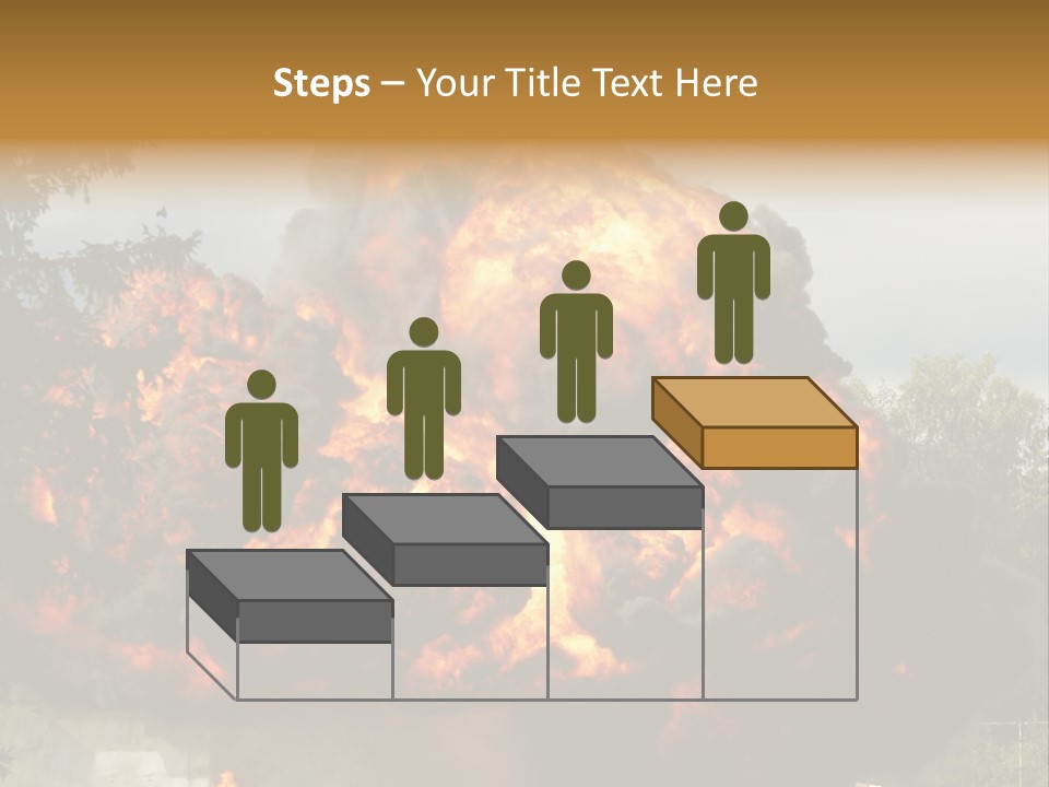 Vehement Armed Outdoors PowerPoint Template