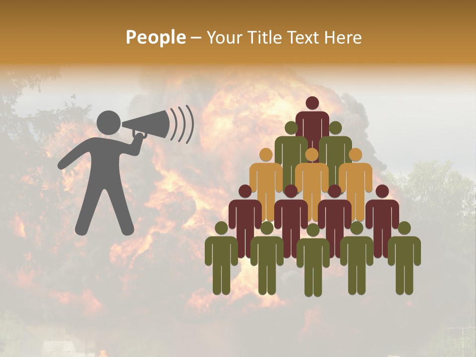 Vehement Armed Outdoors PowerPoint Template