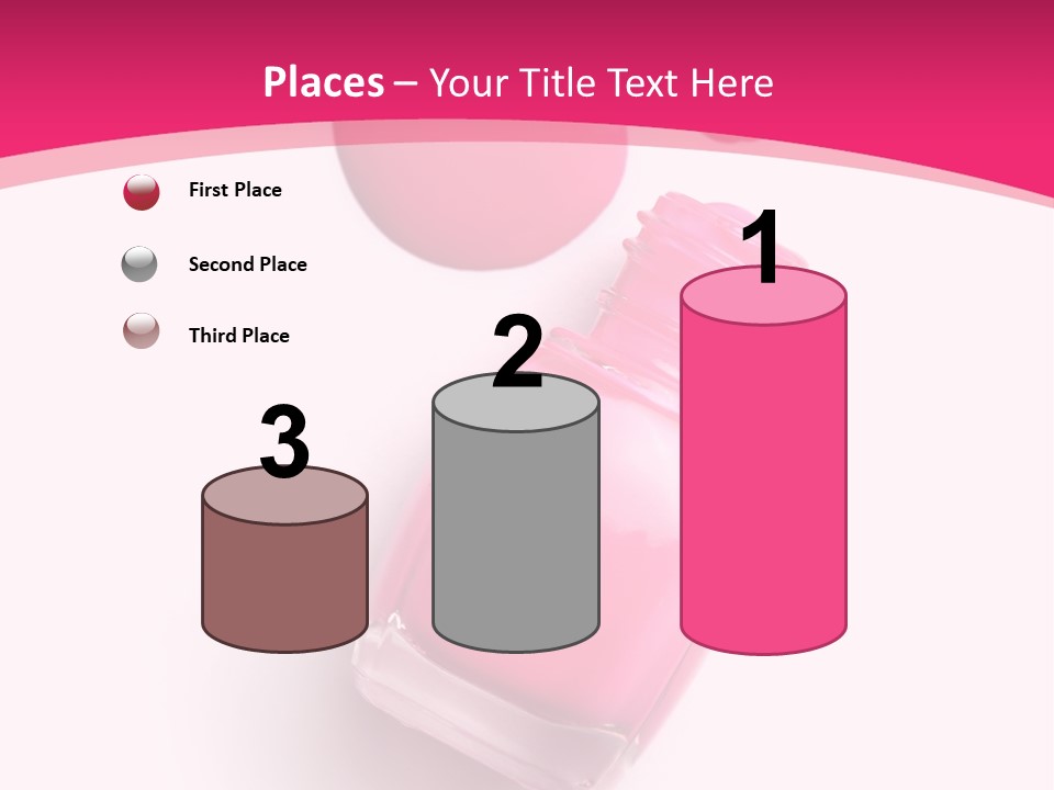 Bottle Make Up Macro PowerPoint Template