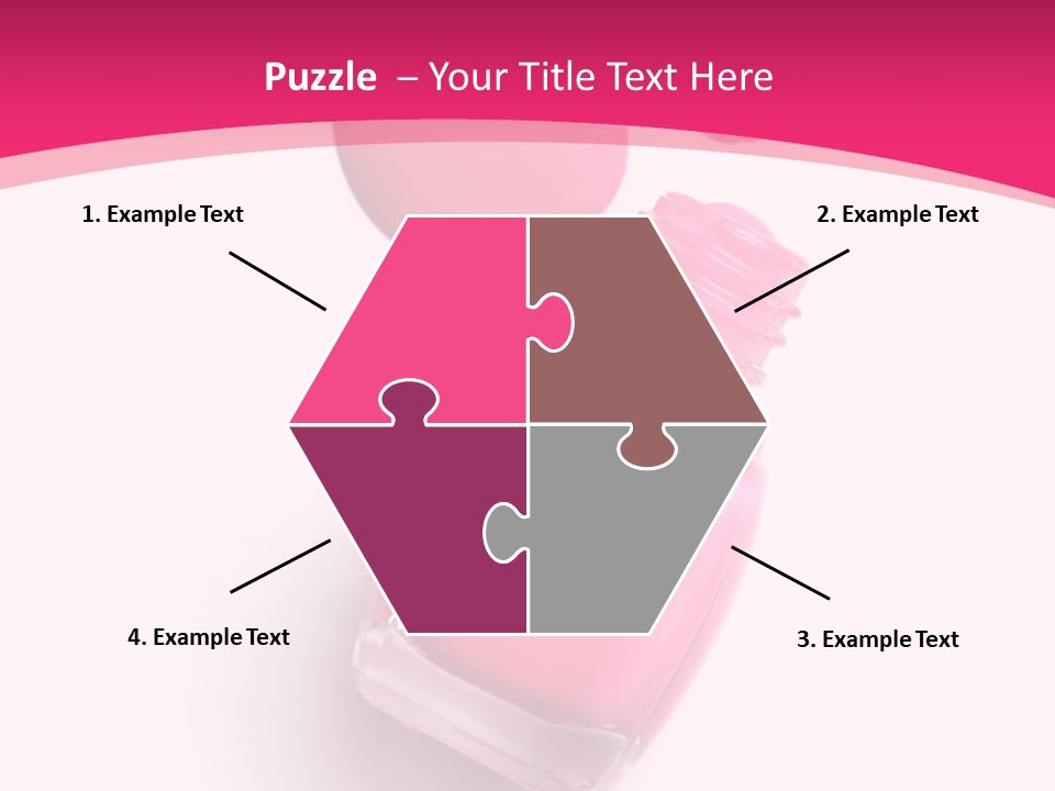 Bottle Make Up Macro PowerPoint Template