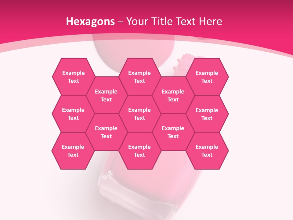 Bottle Make Up Macro PowerPoint Template